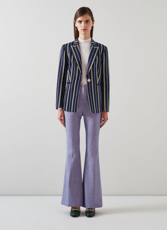 Mya Striped Jacket withLENZING? ECOVERO? viscose