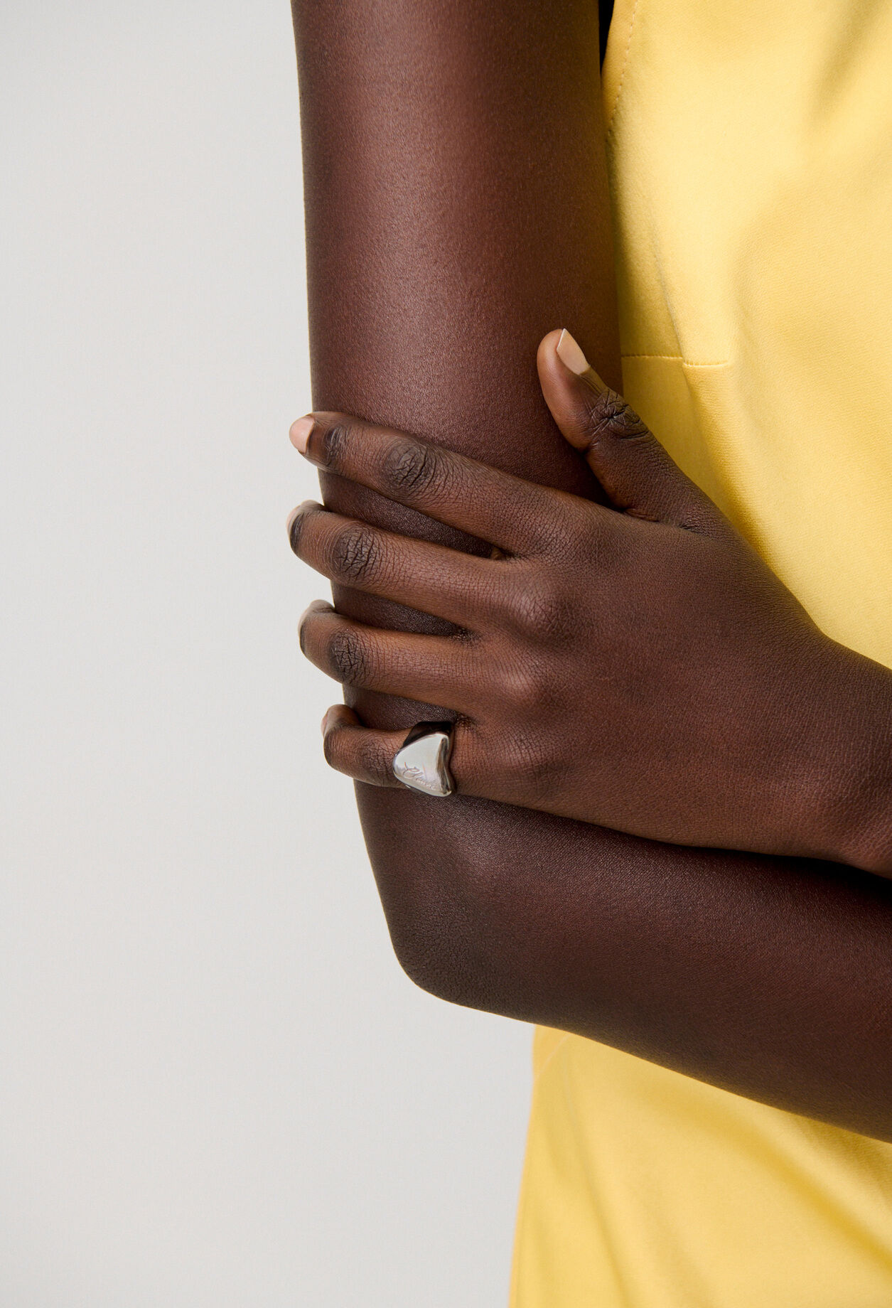 Bague chevalière c&oelig;ur