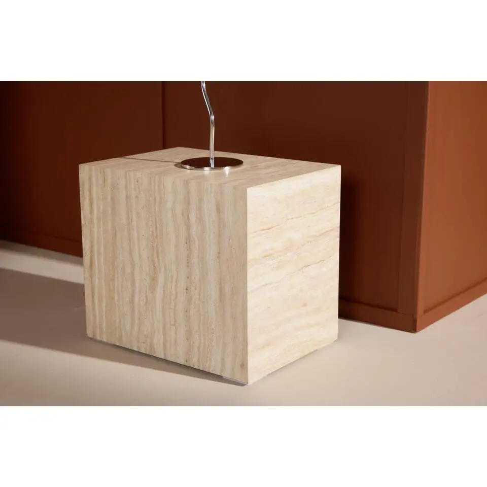 Svea - Franco rechthoekige salontafel - 35 x 25 cm - travertin look