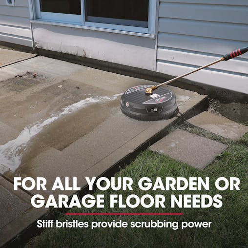 NNEMB 15 Nylon Pressure Washer Surface Cleaner-1/4 Fitting-For Concrete Driveway Patio Floor