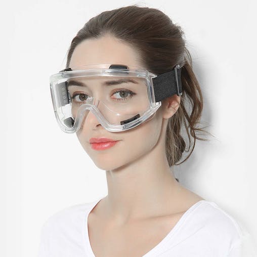 SOGA 2X Clear Protective Safety Glasses Windproof Lab Goggles Eyewear
