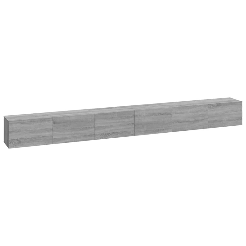 Zestaw Mebli RtvSzary Mat Nowoczesny Salon 100x30x30cm