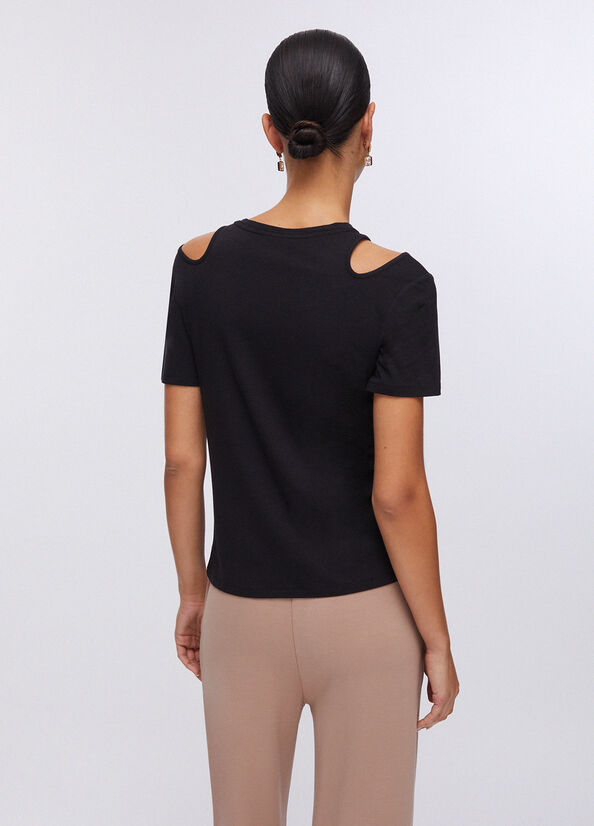 T-shirt con cut-out