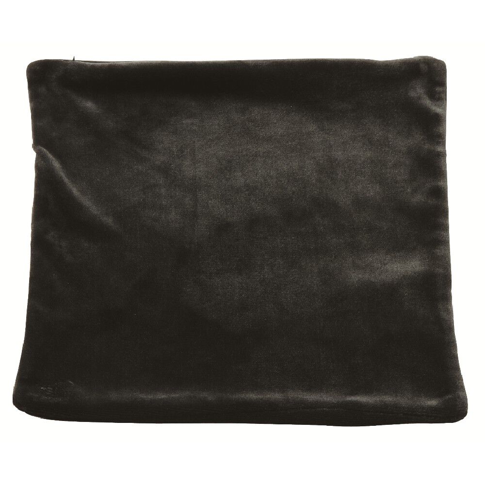 Housse de coussin 40x40cm polyester effet velours - 3 coloris