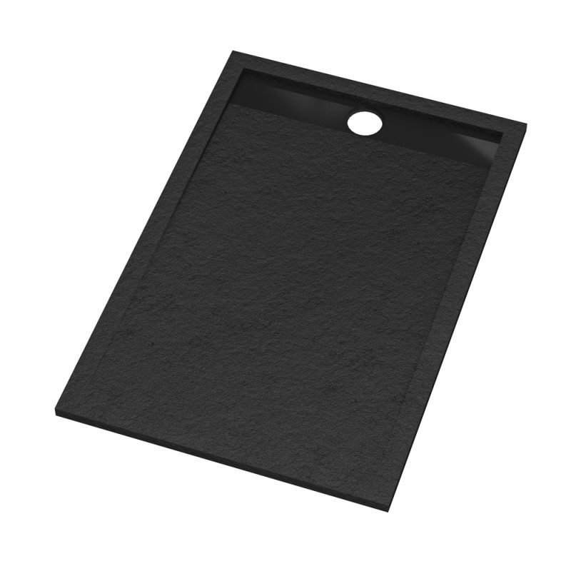 Receveur de douche Goliath noir 80 x 120 cm AURLANE