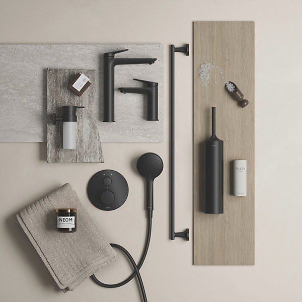 Mitigeur bidet DURAVIT Wave noir mat