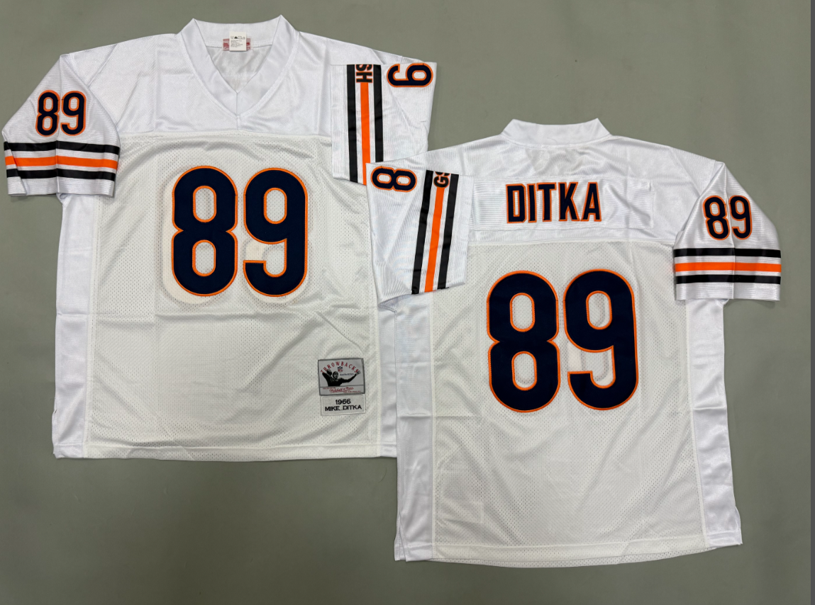 Mike Ditka Chicago Bears Authentic Throwback Retired Player Jersey