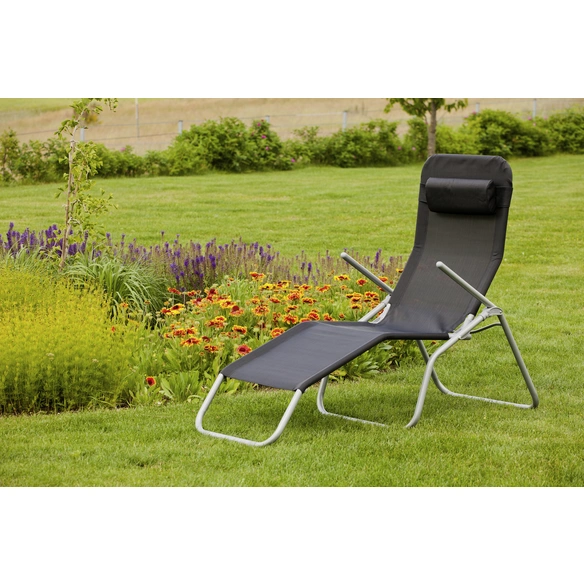 Gartenliege, Wellnessliege XXL, LxB: 154 x 67 cm