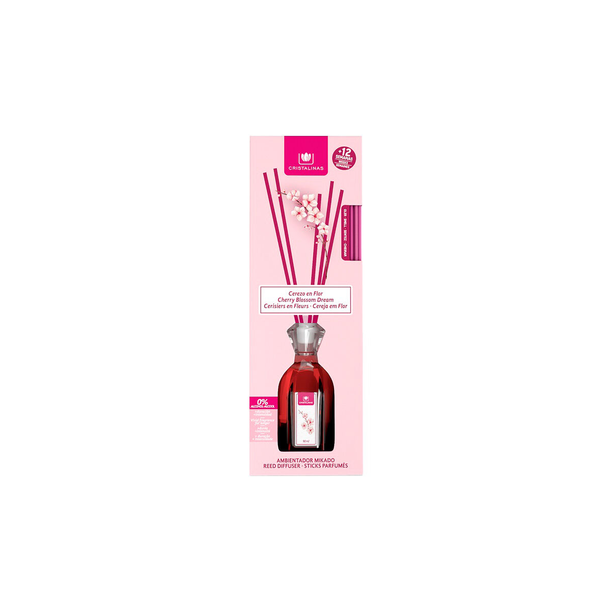 Ambientador mikado perfumado flor de cerejeira 90ml