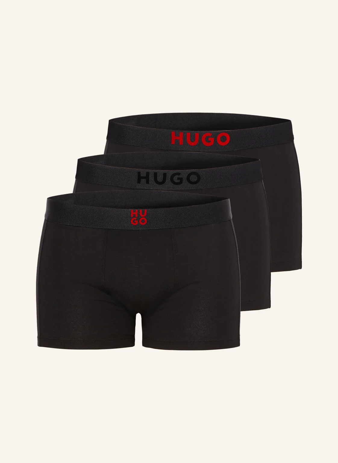 HUGO 3er-Pack Boxershorts GIFT VELVE