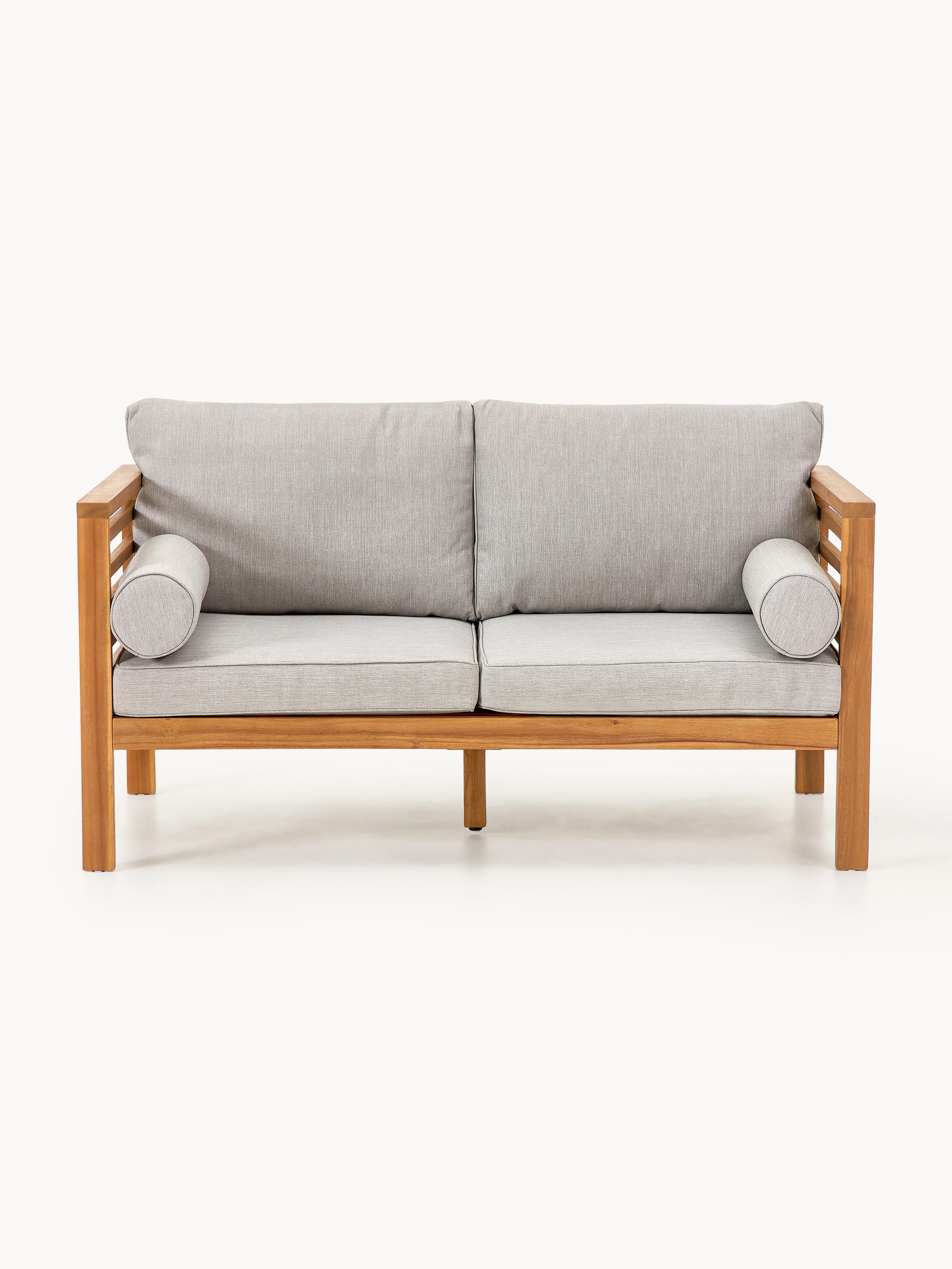 Garten-Loungesofa Bo (2-Sitzer) aus Akazienholz