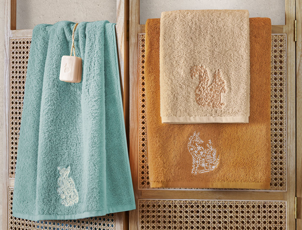 Linge de bain brodéEnchantement hivernal