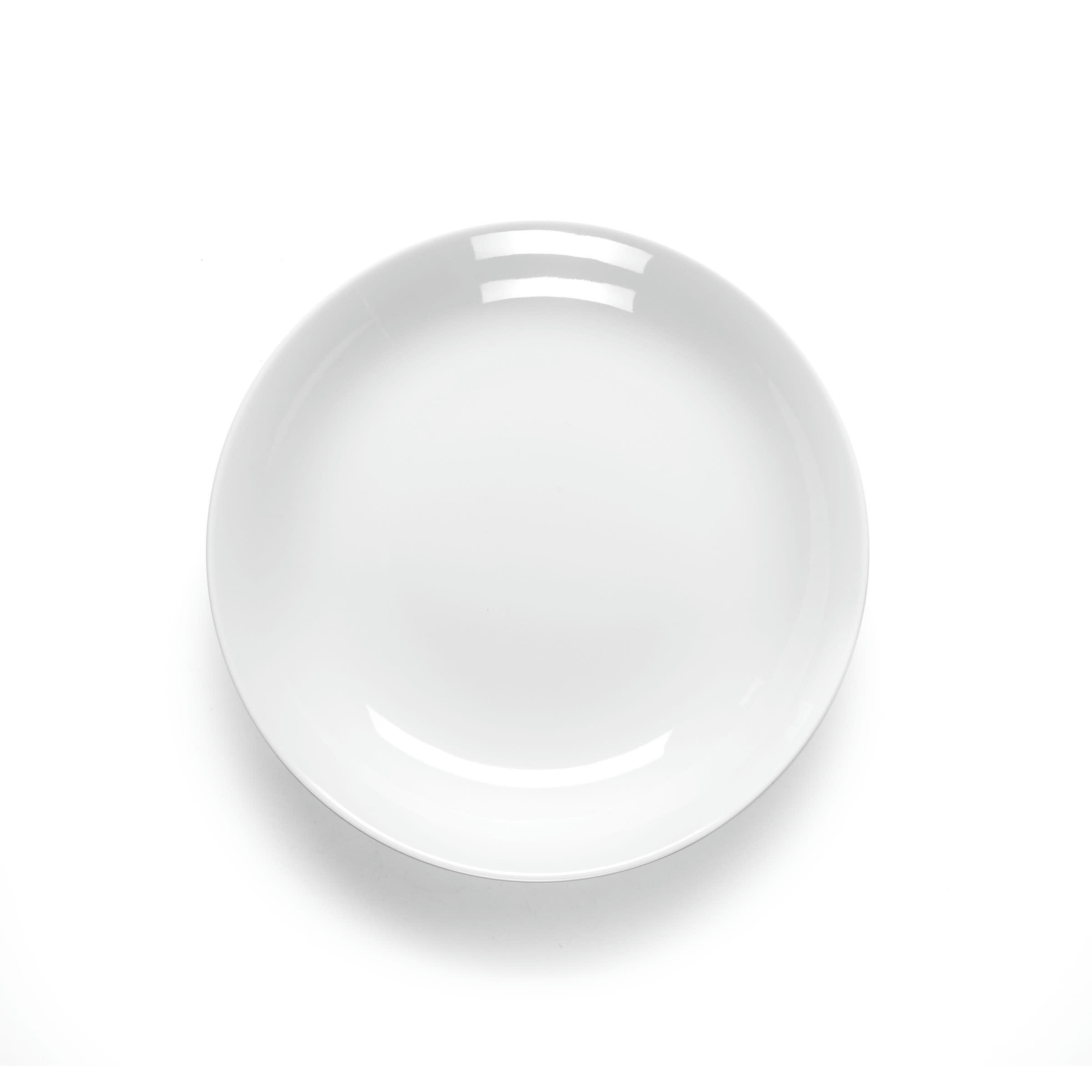 HERMINE - Assiette creuse en Porcelaine Blanc