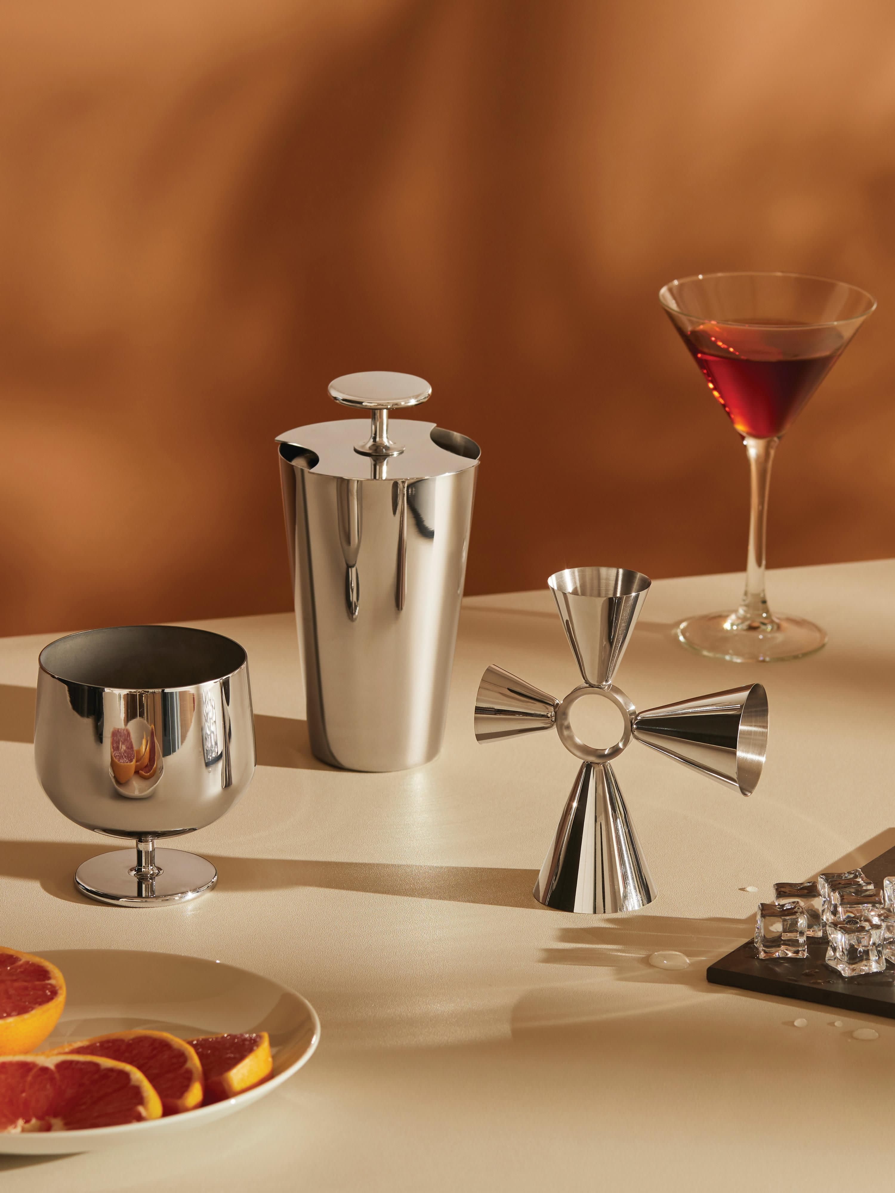 Cocktail-Set Parisienne aus Edelstahl, 3er-Set