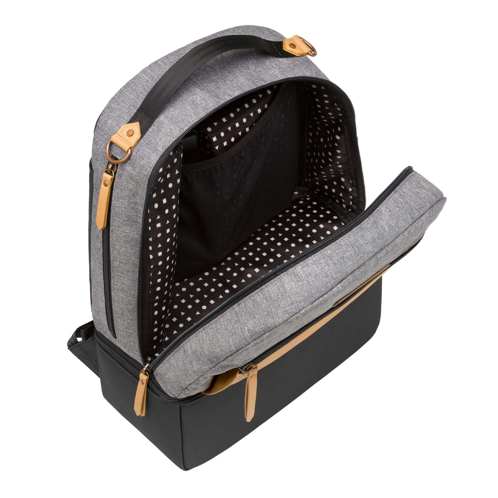Petunia Pickle Bottom Axis Backpack Diaper Bag, Camel/Graphite