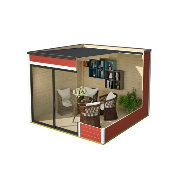 Gartenhaus »Kubus«, Holz, BxHxT: 300 x 239 x 300 cm (Außenmaße)