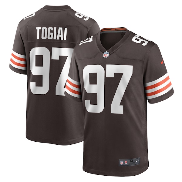 Tommy Togiai Cleveland Browns Nike  Game Jersey -  Brown