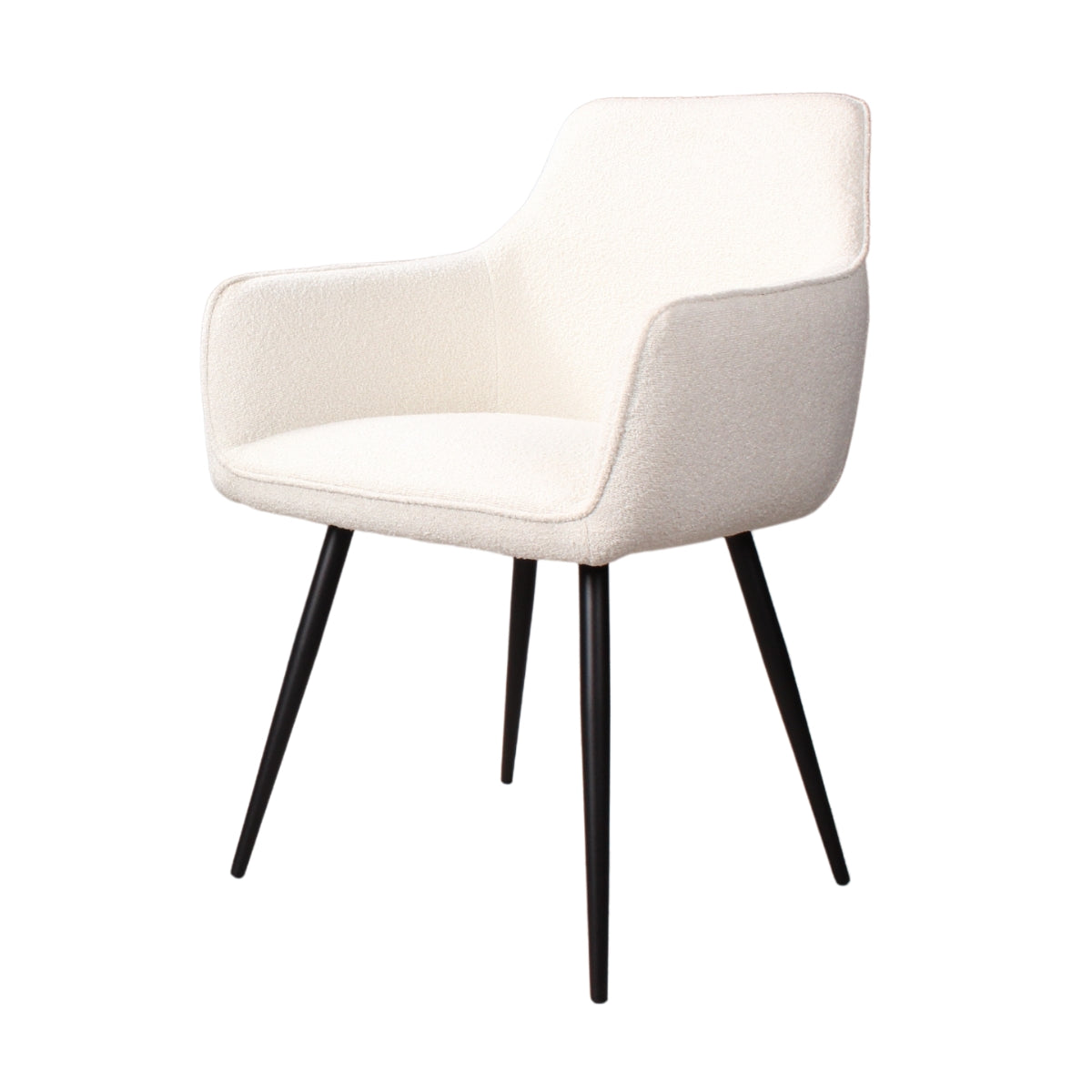 DS4U - Ravi 3.0 eetkamerstoel boucle - wit
