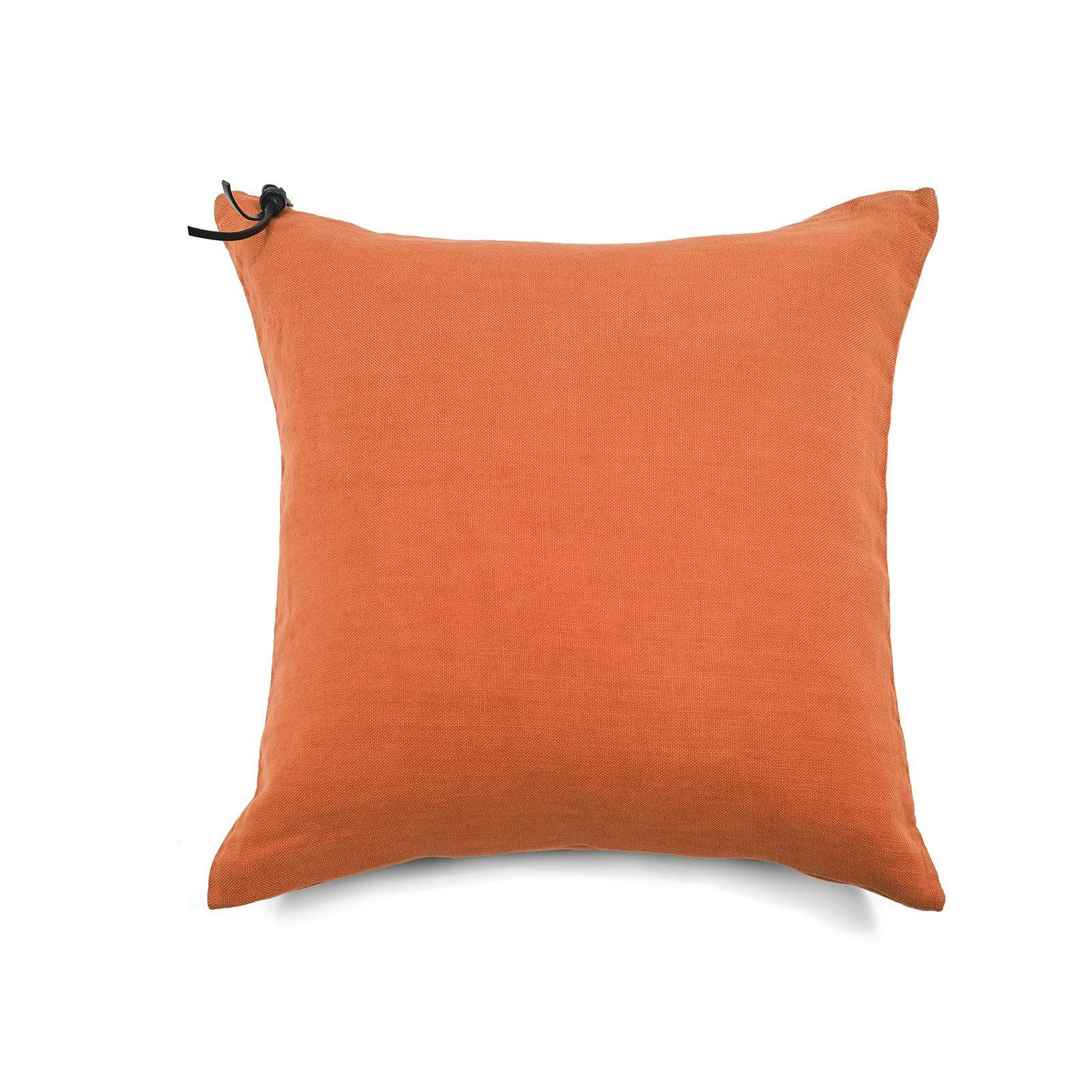 L'ESSENTIEL - Coussin Lin pur lavé Orange  45x45