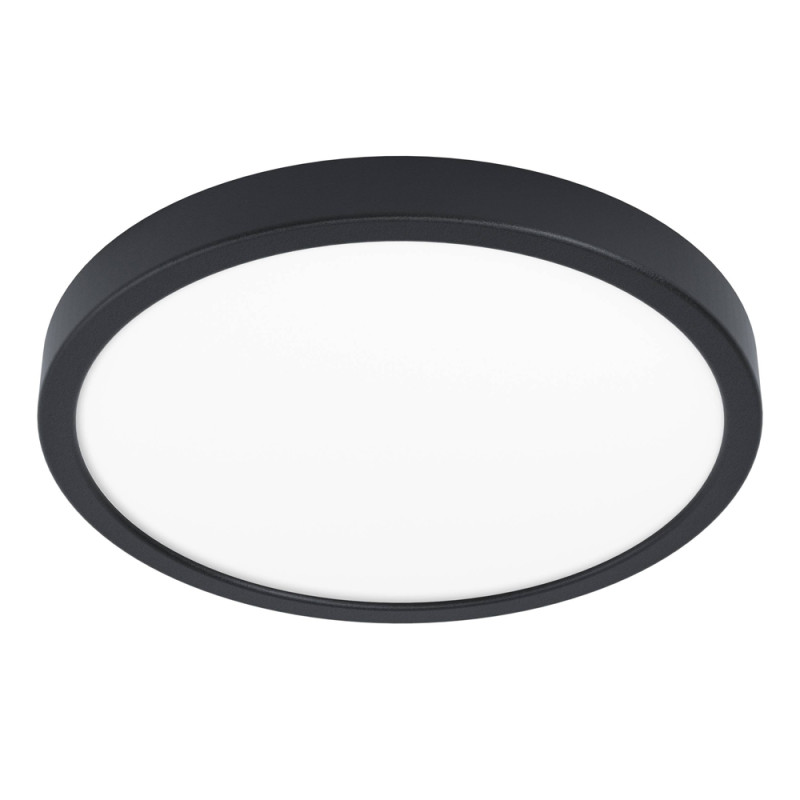 Plafonnier LED Fueva 5 noir dimmable Ø 28,5 cm 20,5 W EGLO