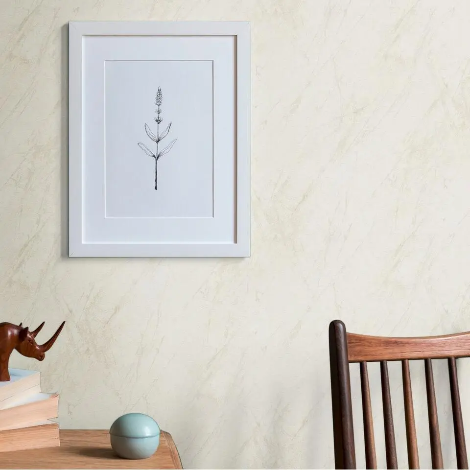 A.S. Cr&eacute;ation behang marmer cr&egrave;me en grijs - 53 cm x 10.05 m