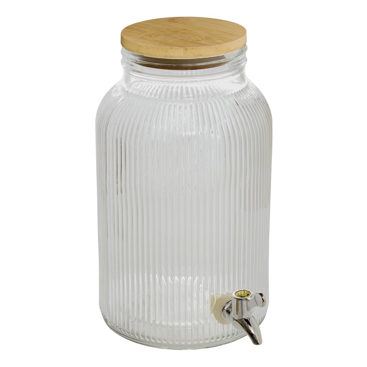 Beverage dispenser "Line" Glass, 6L, Transparent
