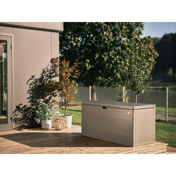 Auflagen-/Kissenbox »Stylebox«, BxHxT: 140 x 71 x 60 cm, 400 l, Gr. 140, quarzgrau-metallic
