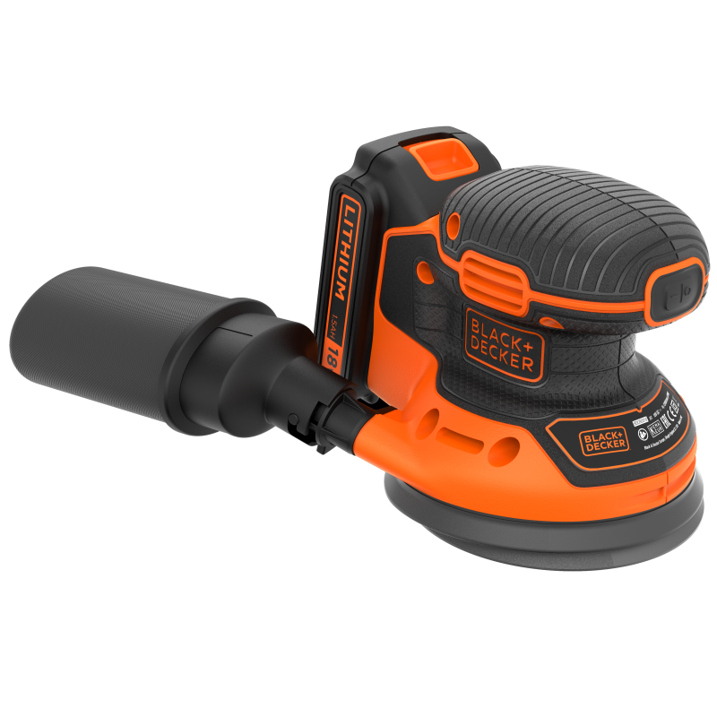 Ponceuse excentrique sur batterie BDCROS18-QW 1,5 Ah 18 V BLACK DECKER
