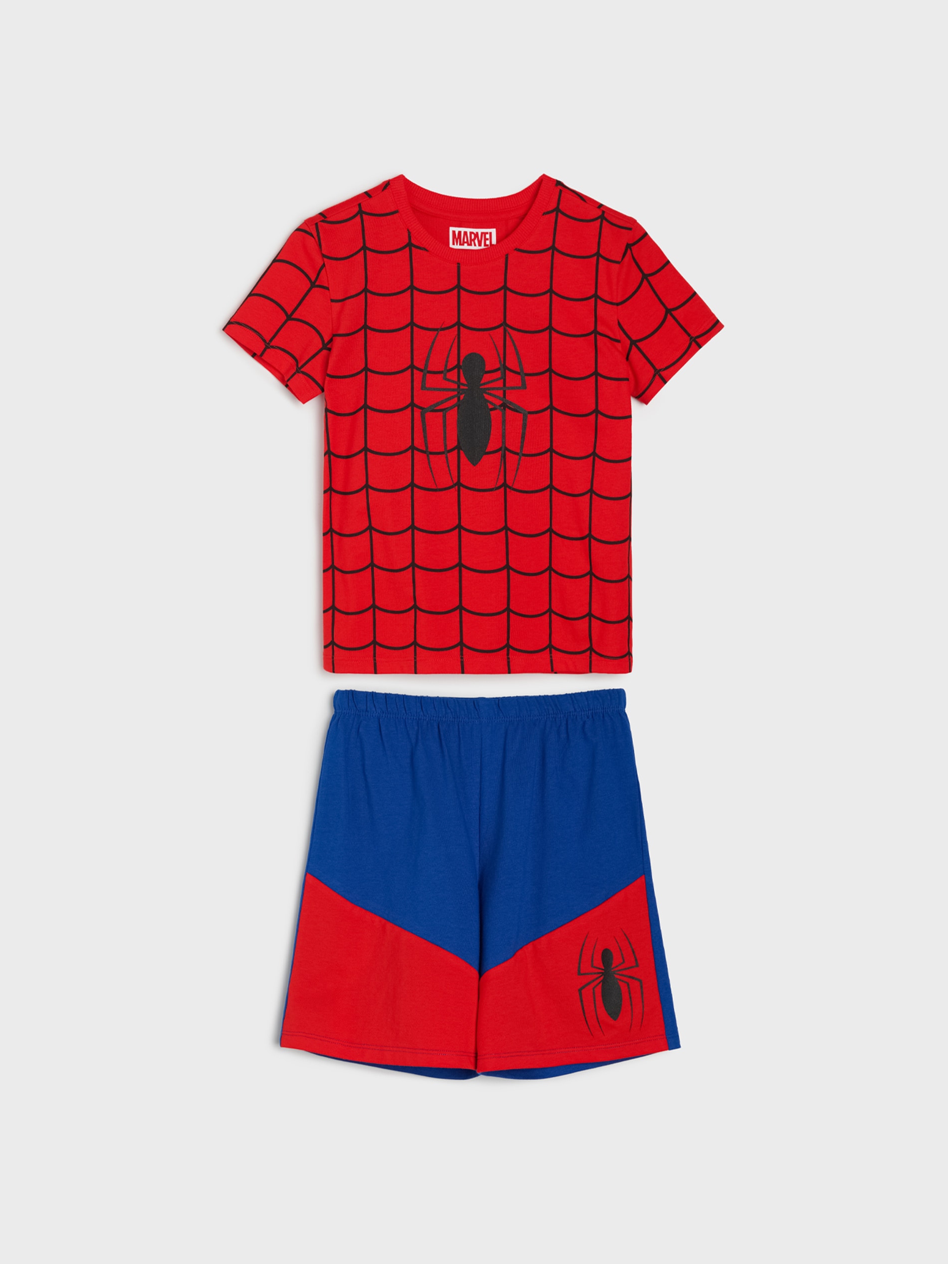 Bawełniana piżama dwuczęściowa Spider-Man