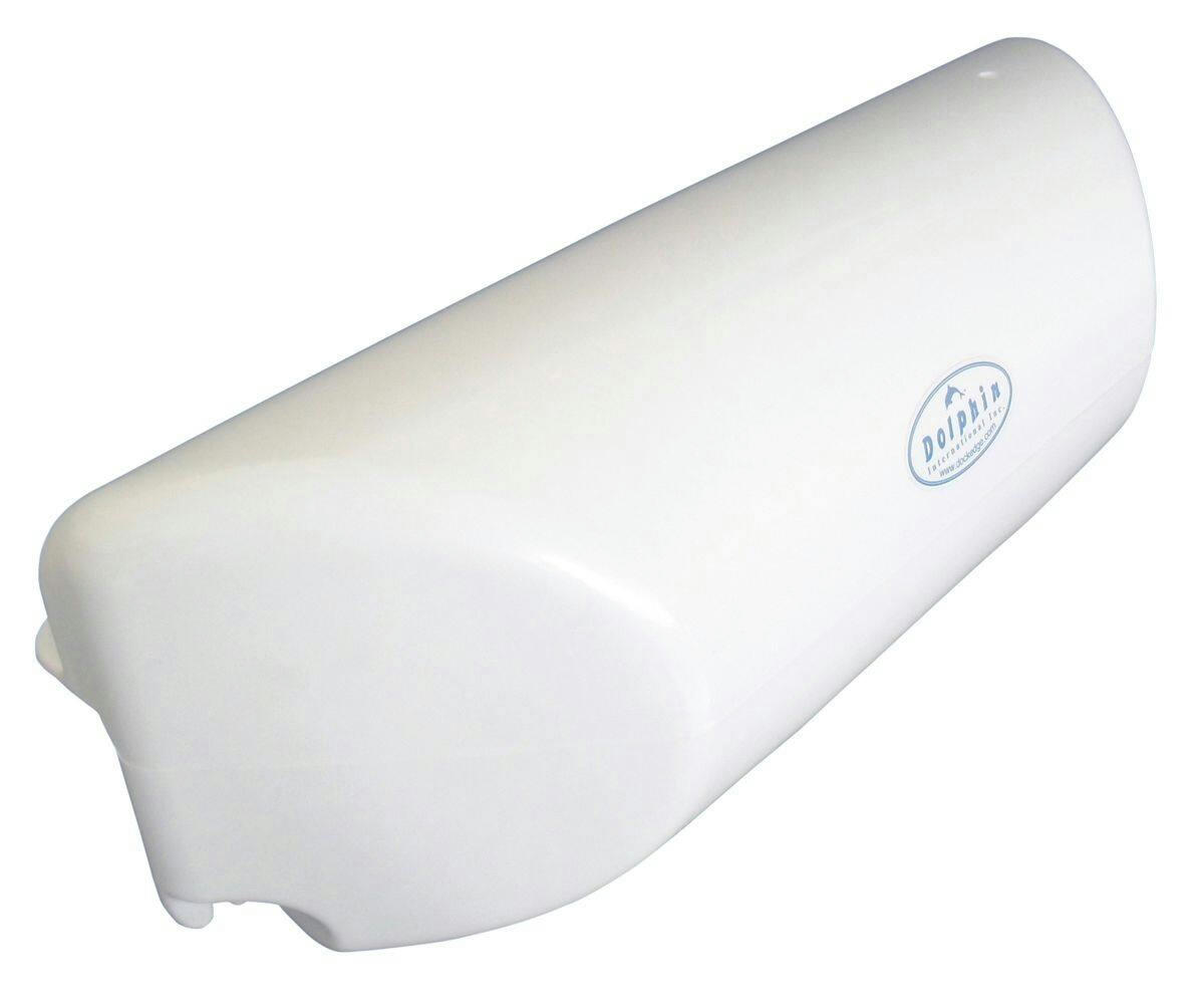 Dock Edge Dolphin DockSide Bumper, White, 7.8-in x 23-in