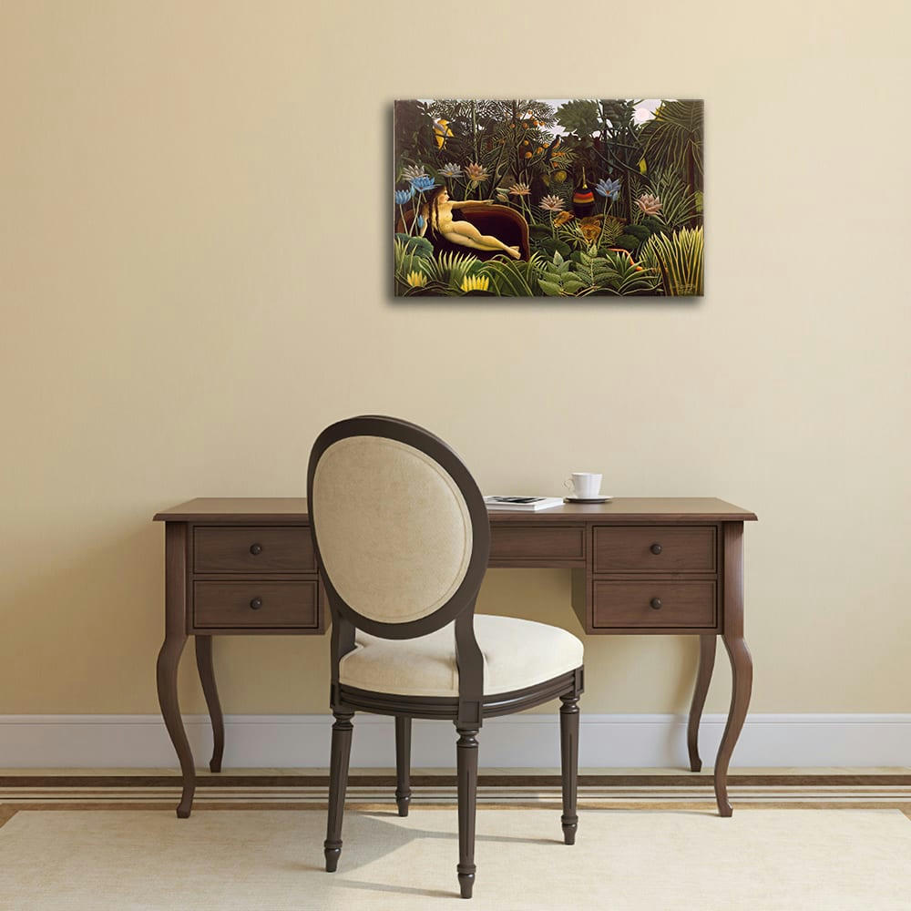 - Tableau impression sur toile Le Rêve Henri Rousseau 50x70cm