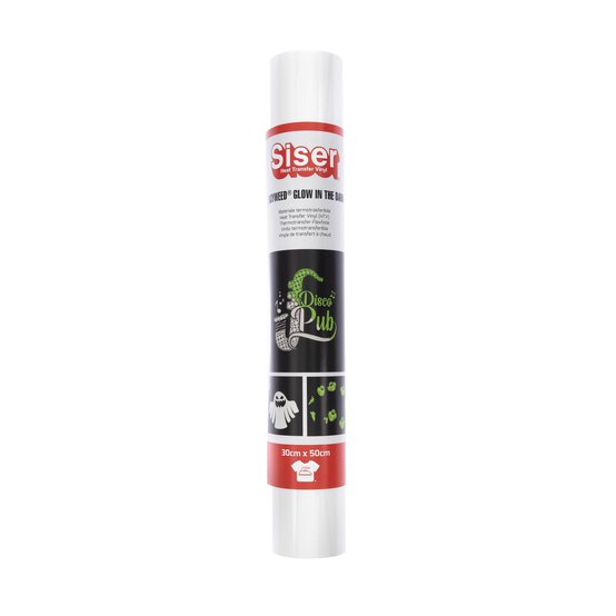 Siser Glow in the Dark Easyweed Heat Transfer Vinyl 30cm x 50cm