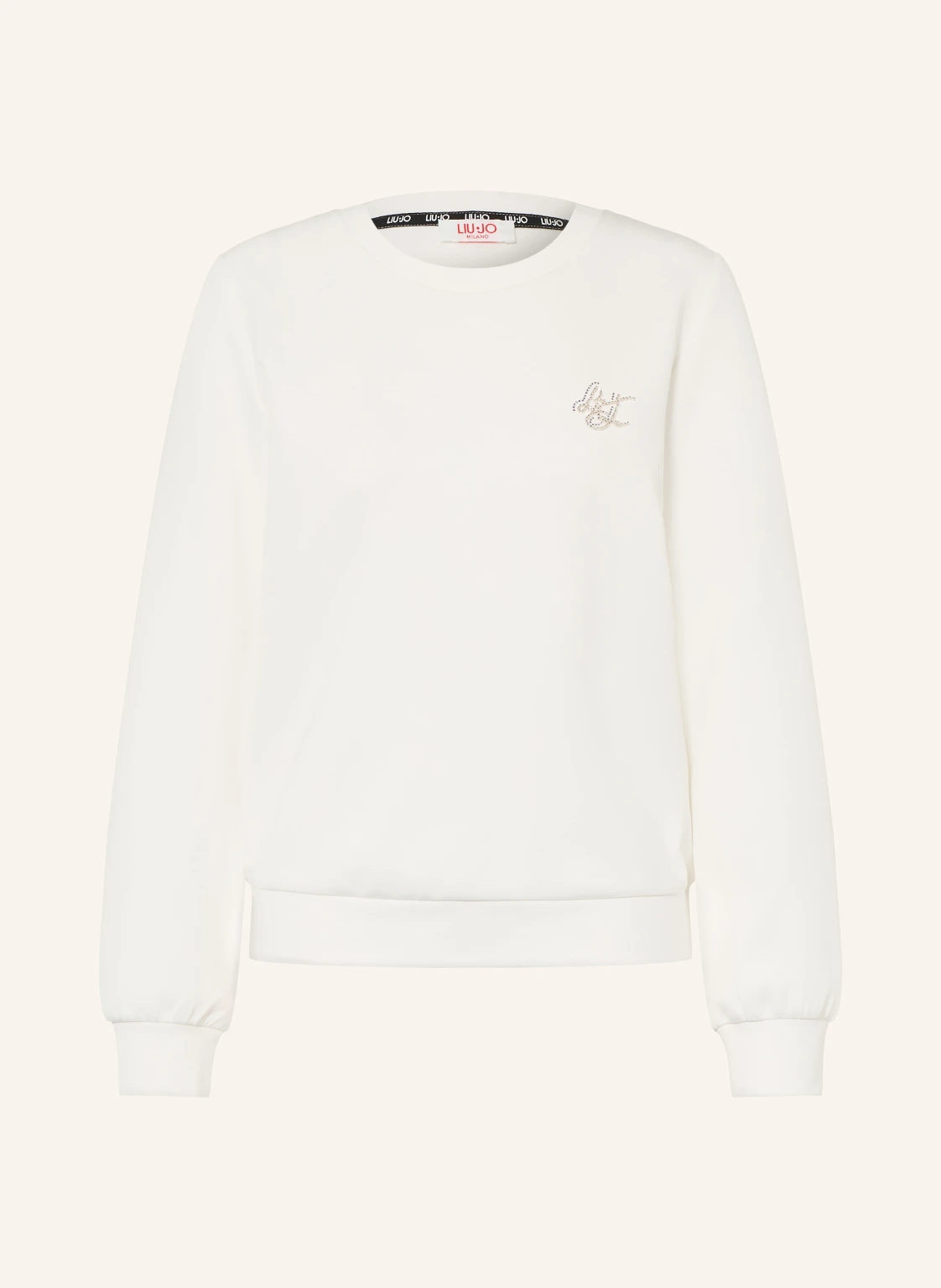 LIU JO Sweatshirt mit Schmucksteinen
