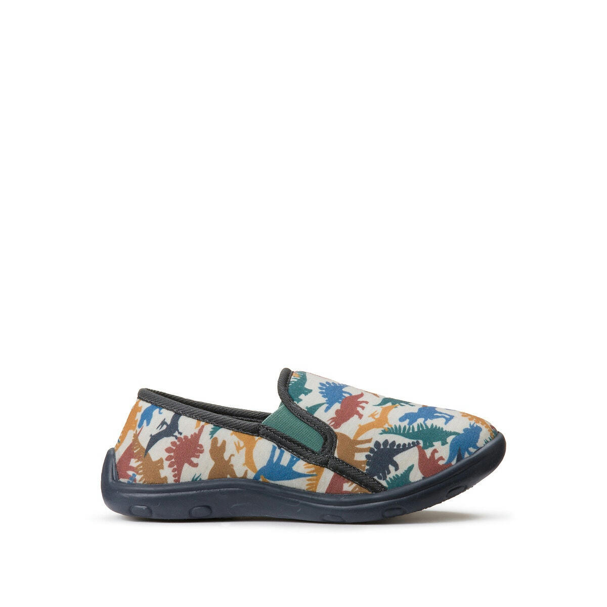 Chaussons charentaises imprimé dinosaures