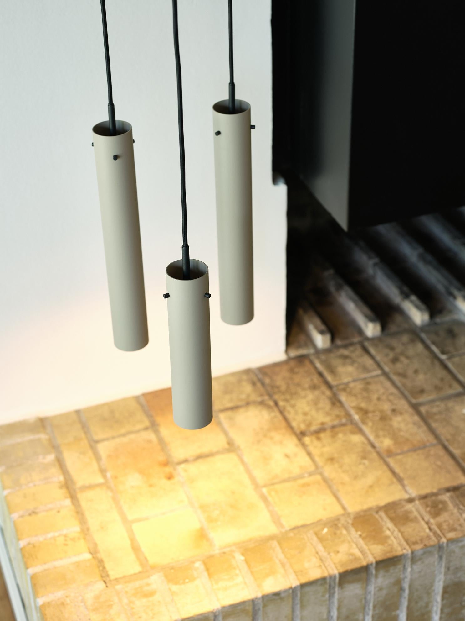 Frandsen hanglamp FM 2014 - grijs - 5,5x5,5x24cm