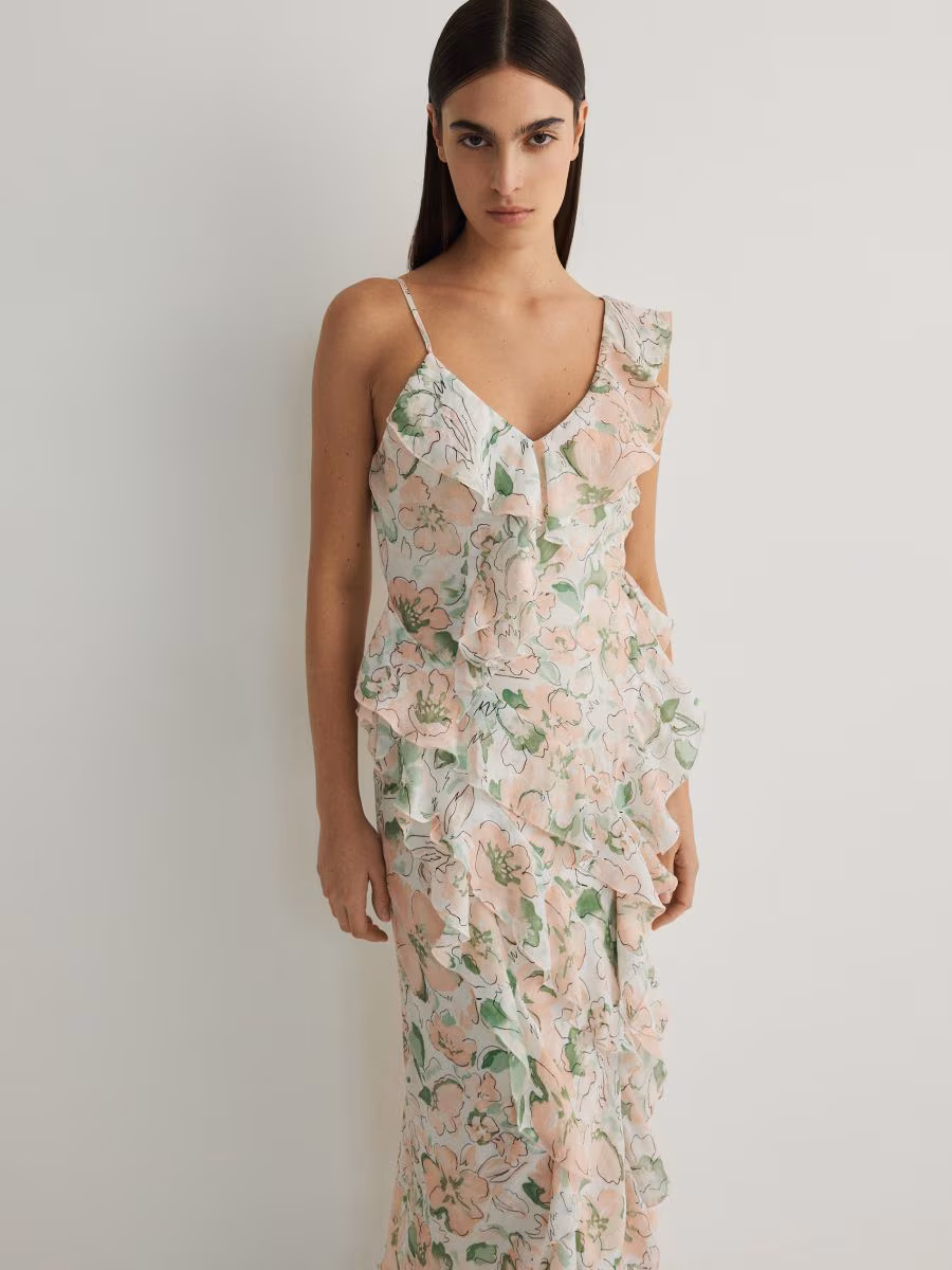 Maxi Dress With Ruffle Details