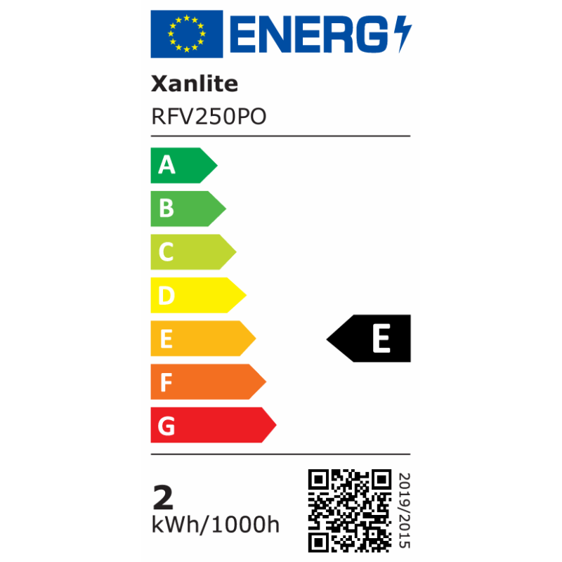 Ampoule LED E14 blanc chaud 250 lm 2 W XANLITE