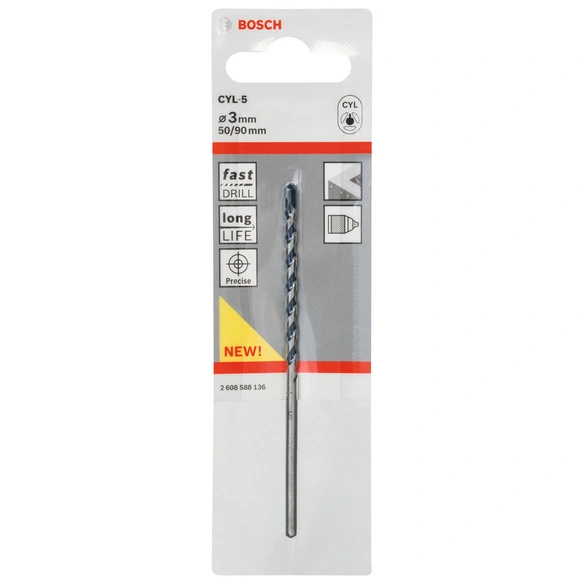 Betonbohrer »CYL-5«, Ø 3 mm