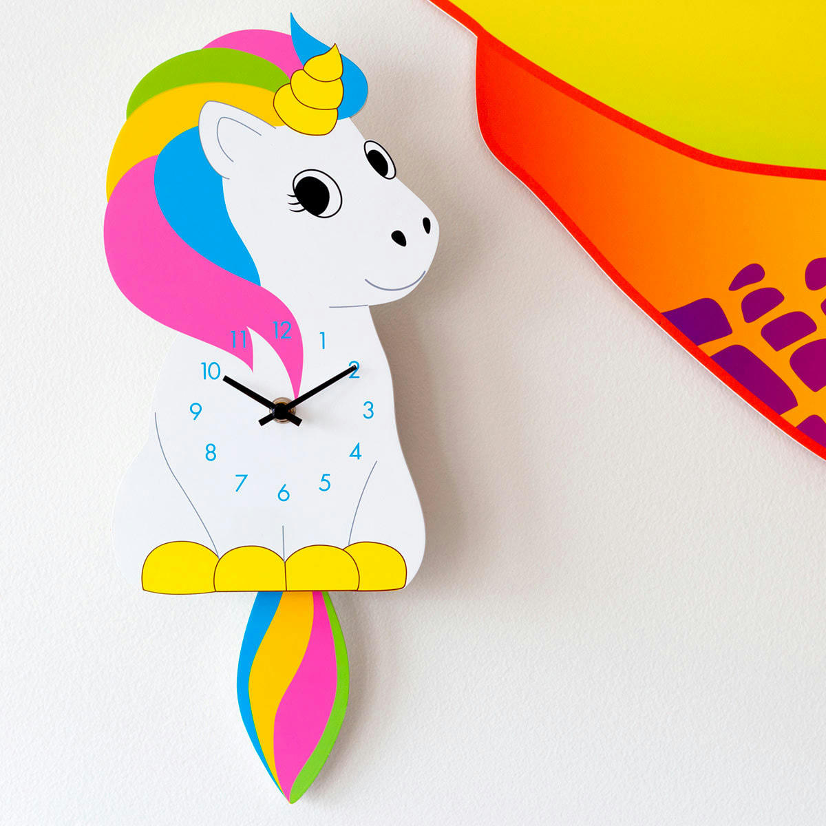 DANCING CLOCK - Horloge chat 15,5x3,5x43,5cm