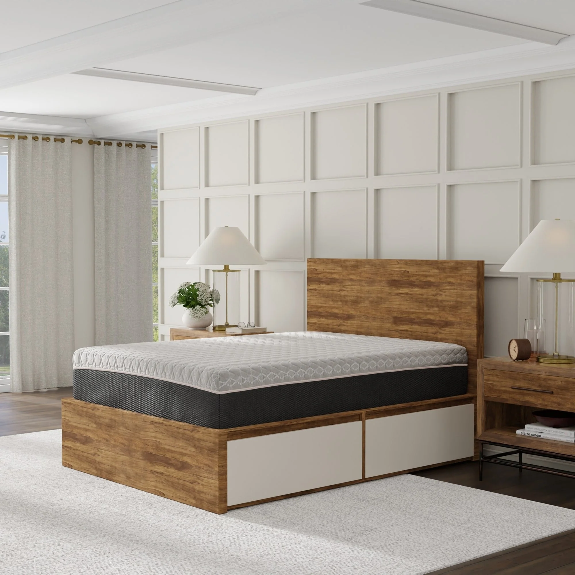 Modern Copper Infused 12 Inch Soft Memory Foam Mattress