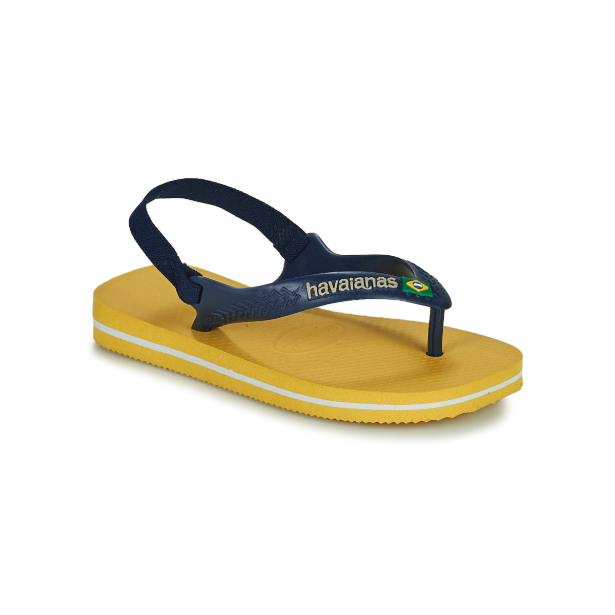Havaianas - BRASIL LOGO II BABY - Blue / Yellow