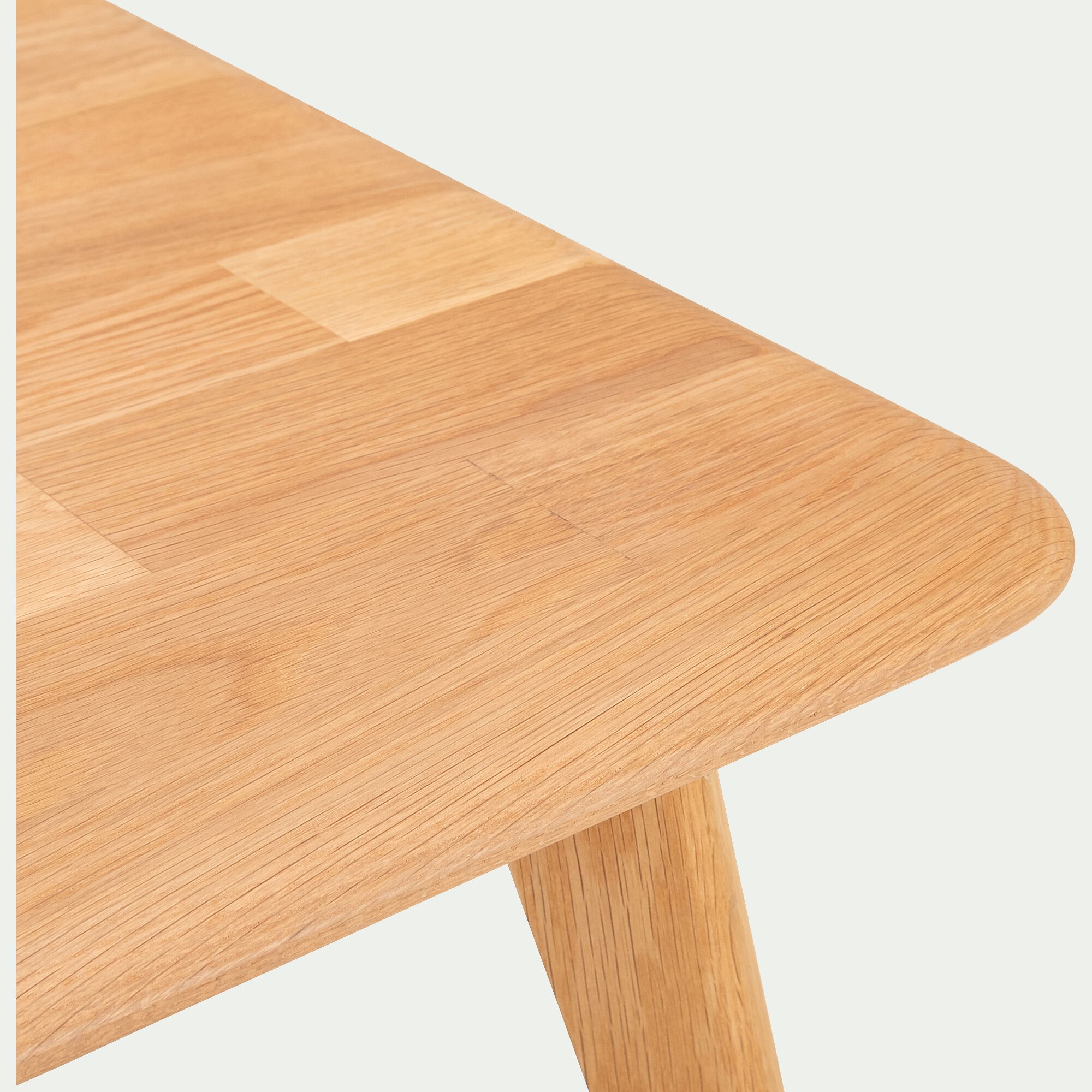 LAGOS - Table basse carrée en chêne massif - bois clair L75xl75xH35cm