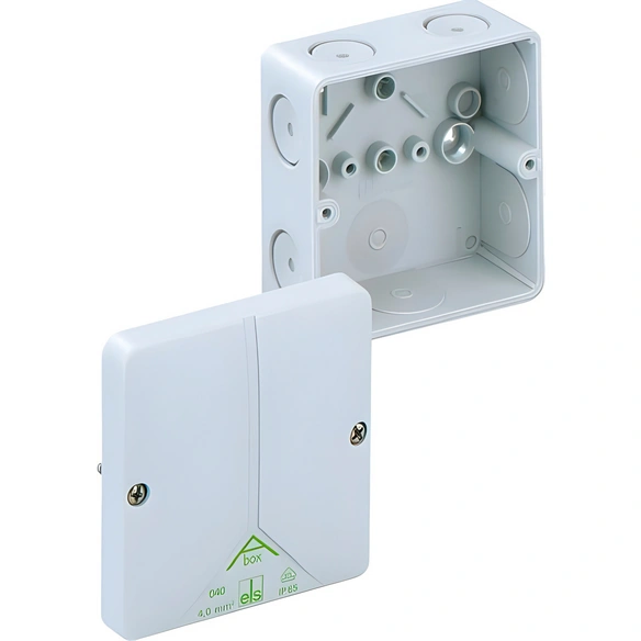 Abzweigkasten, Abox, 93x93x55 mm, Grau