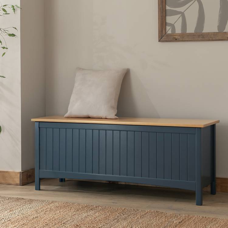 Habitat Bournemouth Storage Bench - Dark Blue