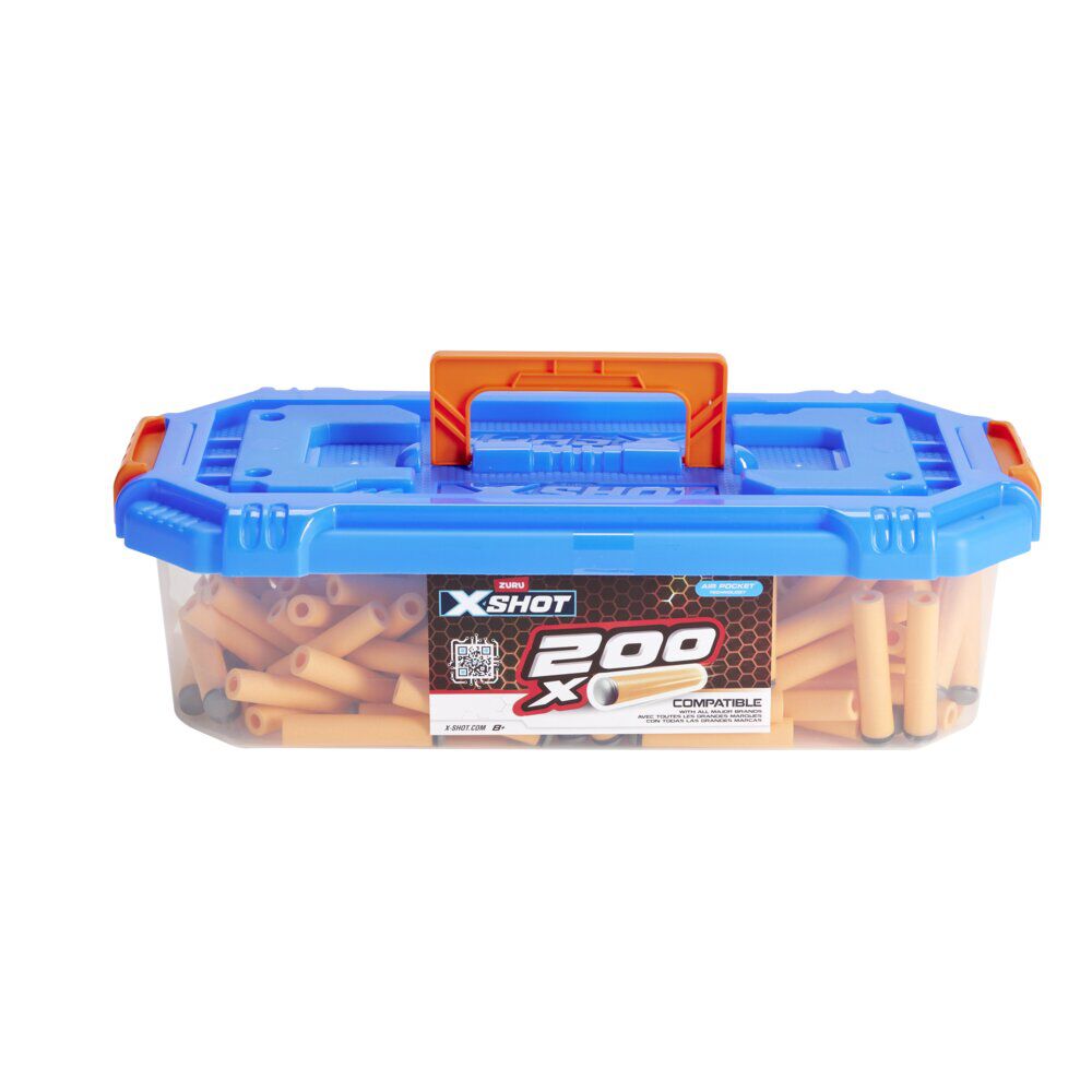 Munition cartouche en mousse 200 pièces Xshot dans valisette plastique