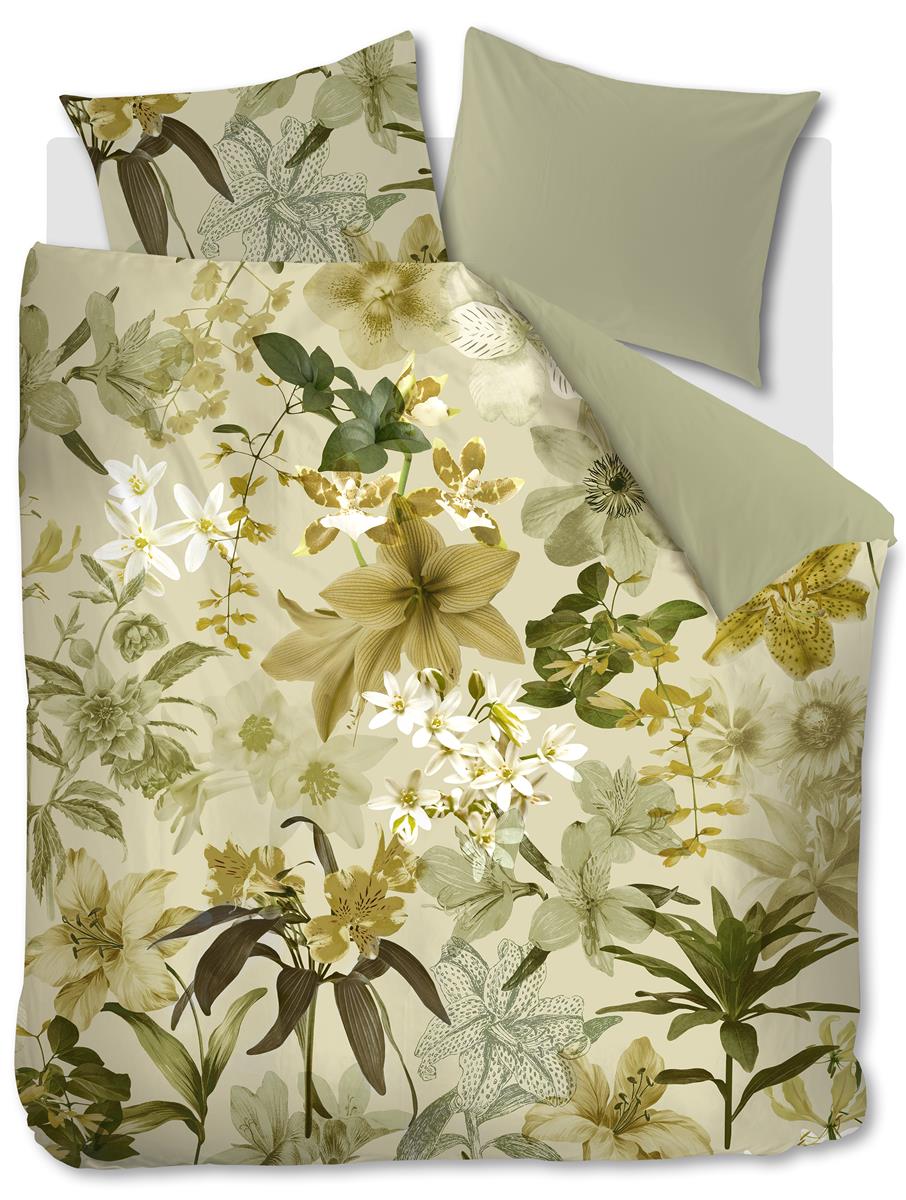 Beddinghouse dekbedovertrek Kiley - 200x200/220 cm - groen