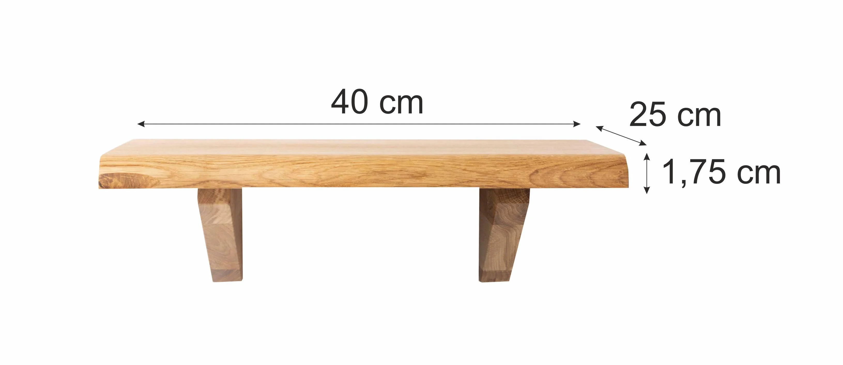 Wandplank Lauren eikenhout eikenhout