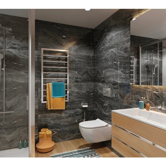 Wandverkleidung »VILO SPC«, SPC Wandverkleidung DARK STONE VILO 30X60, 1 VE = 2,34 m²