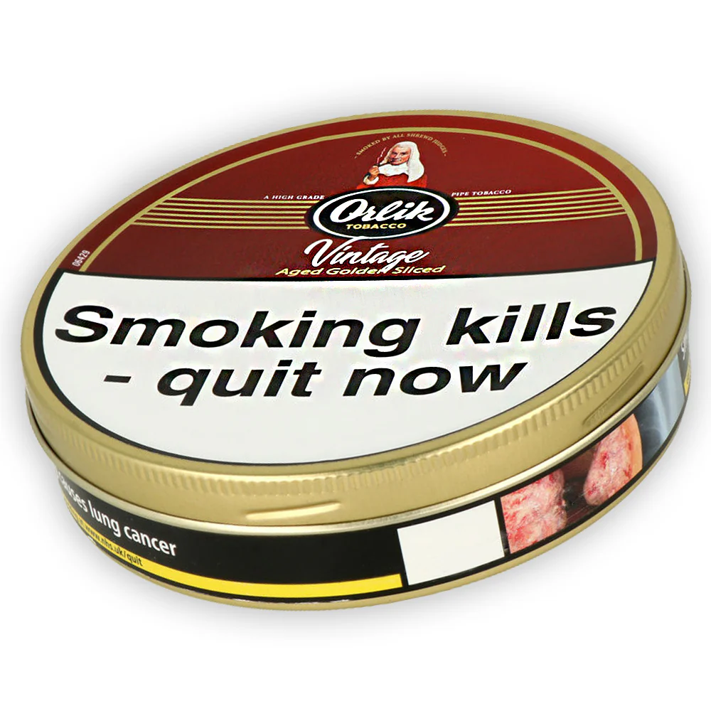 Orlik Vintage Aged Golden Sliced Pipe Tobacco 50g - Single Tin
