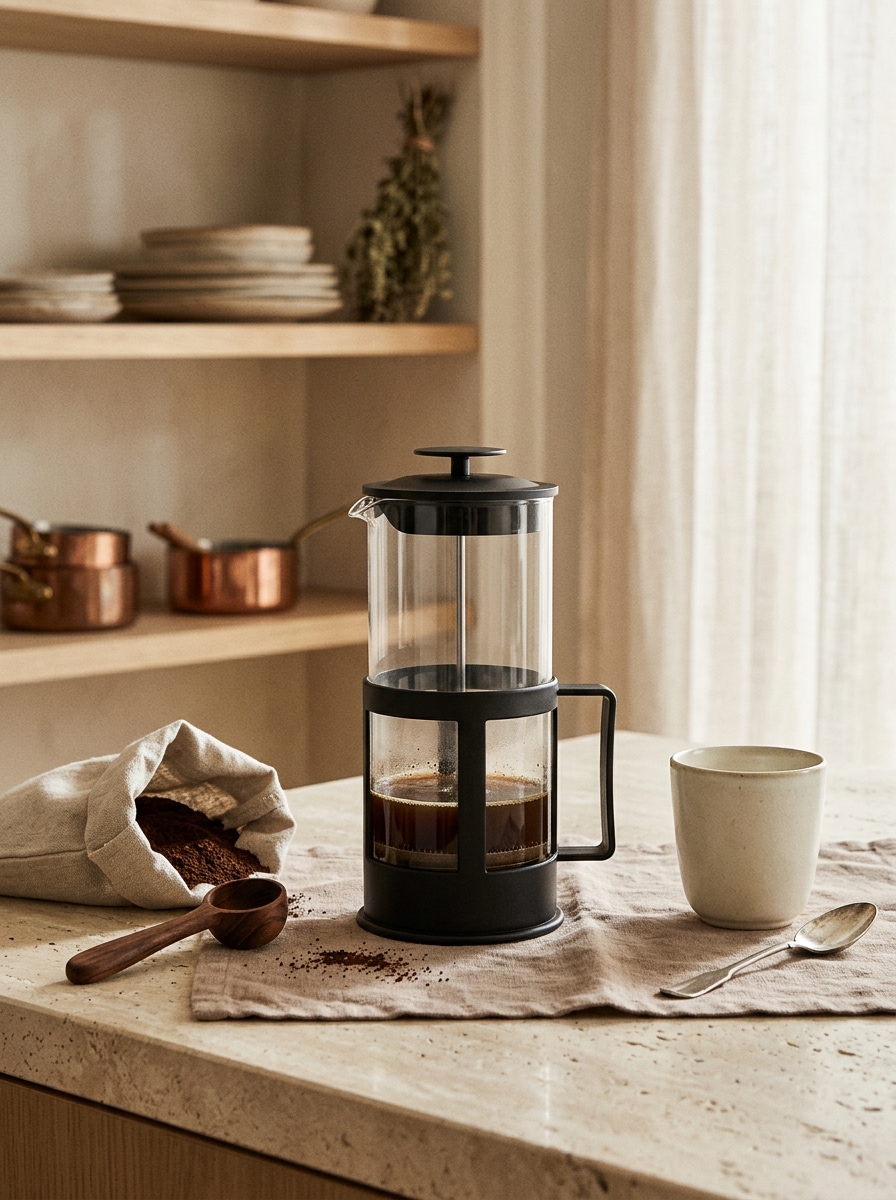 Zaparzacz do herbaty typu French Press